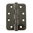 Atlantic Hardware Hinges Black Nickel / Ball Bearing Hinges / 4" x (102mm) Atlantic Radius Corner Ball Bearing Hinges 4" X 3" X 3mm - Black Nickel