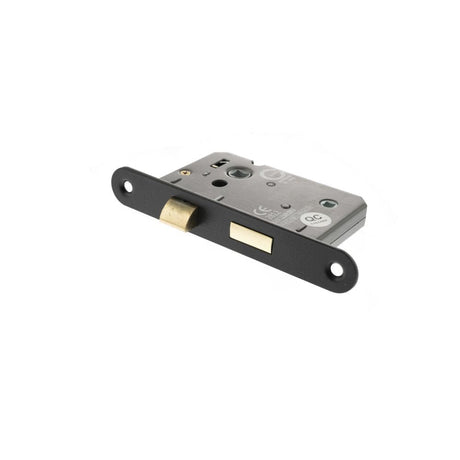 Atlantic Hardware Locks & Latches Matt Black / Bathroom Lock / 2.5" / 65mm Atlantic Radius Corner Bathroom Lock [CE] 2.5" - Matt Black