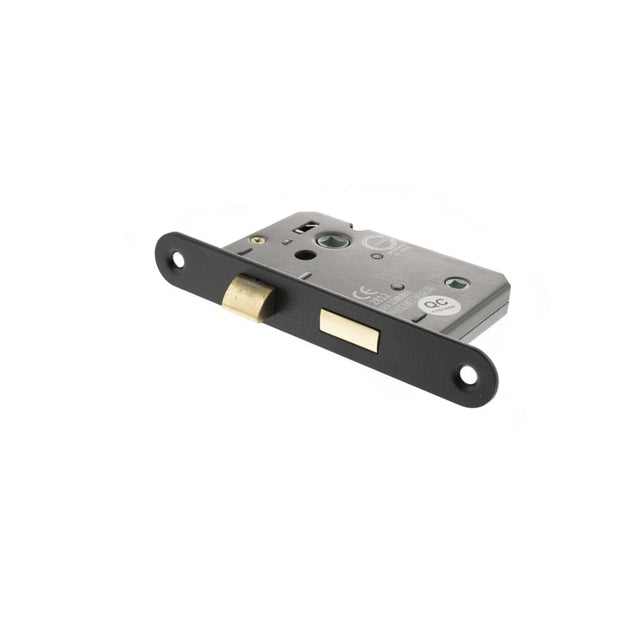 Atlantic Hardware Locks & Latches Matt Black / Bathroom Lock / 2.5" / 65mm Atlantic Radius Corner Bathroom Lock [CE] 2.5" - Matt Black