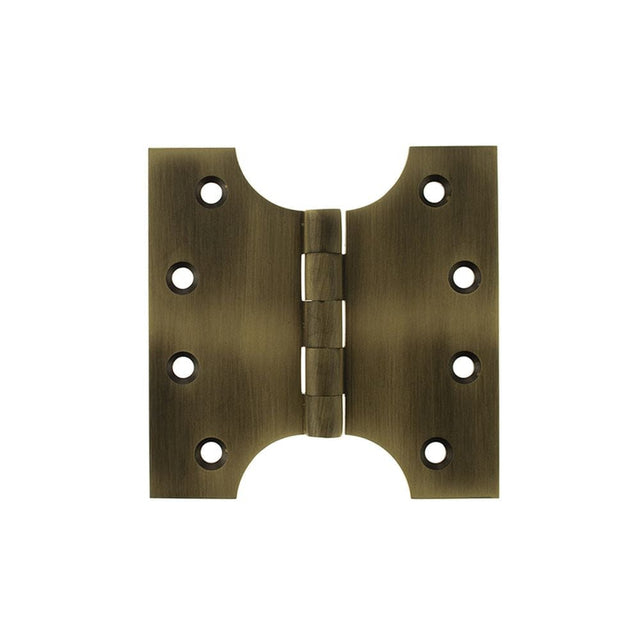 Atlantic Hardware Hinges Matt Antique Brass / Parliament Hinges / 4" x (102mm) Atlantic (Solid Brass) Parliament Hinges 4" x 2" x 4mm - Matt Antique Brass