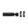 Atlantic Hardware Accessories Matt Black / Straight Surface Bolts / 100mm / 4" Atlantic Solid Brass Surface Door Bolt 4" - Matt Black