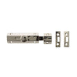 Atlantic Hardware Accessories Polished Nickel / Straight Surface Bolts / 100mm / 4" Atlantic Solid Brass Surface Door Bolt 4" - Pol. Nickel