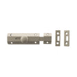 Atlantic Hardware Accessories Satin Nickel / Straight Surface Bolts / 100mm / 4" Atlantic Solid Brass Surface Door Bolt 4" - Sat. Nickel