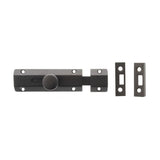 Atlantic Hardware Accessories Urban Dark Bronze / Straight Surface Bolts / 100mm / 4" Atlantic Solid Brass Surface Door Bolt 4" - Urban Dark Bronze
