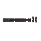 Atlantic Hardware Accessories Urban Dark Bronze / Straight Surface Bolts / 200mm / 8" Atlantic Solid Brass Surface Door Bolt 8" - Urban Dark Bronze