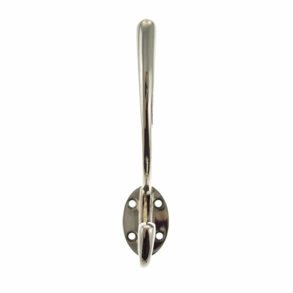 Atlantic Hardware Accessories Polished Nickel / Hat & Coat Hooks Atlantic Traditional Hat & Coat Hook - Polished Nickel