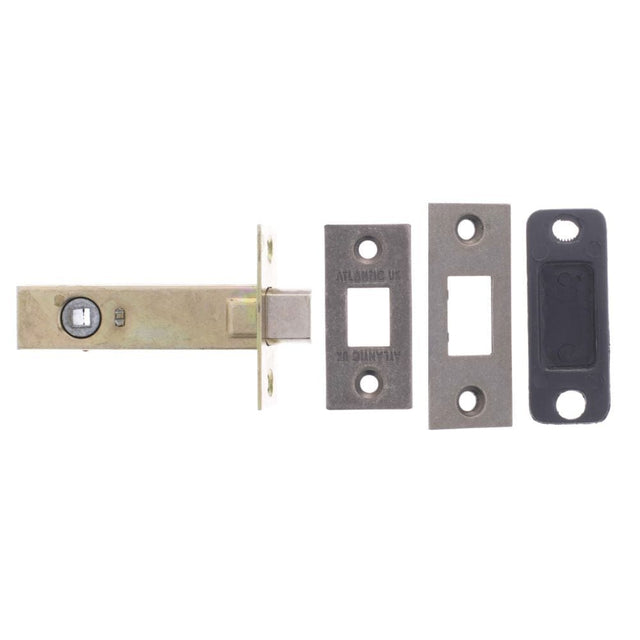 Atlantic Hardware Locks & Latches Distressed Silver / Tubular Dead Bolts / 3" / 76mm Atlantic Tubular Deadbolt 3" - Distressed Silver