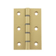 Atlantic Hardware Hinges Satin Brass / Washered Hinges / 3" (76mm) Atlantic Washered Hinges 3" x 2" x 2.2mm - Satin Brass