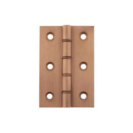 Atlantic Hardware Hinges Urban Satin Copper / Washered Hinges / 3" (76mm) Atlantic Washered Hinges 3" x 2" x 2.2mm - Urban Satin Copper