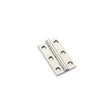 This is an image showing Alexander & Wilks Heavy Pattern Solid Brass Cabinet Butt Hinge - Polished Nickel - 2" aw050-ch-pn available to order from Trade Door Handles in Kendal, quick delivery and discounted prices.