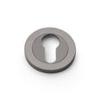 This is an image showing Alexander & Wilks Concealed Fix Escutcheon Euro Profile - Dark Bronze aw390dbz available to order from Trade Door Handles in Kendal, quick delivery and discounted prices.