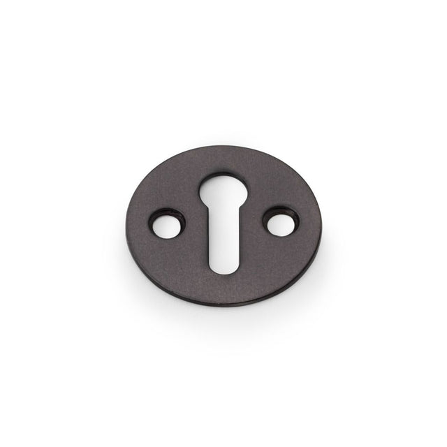 This is an image showing Alexander & Wilks Victorian Standard Profile Escutcheon - Dark Bronze aw399dbz available to order from Trade Door Handles in Kendal, quick delivery and discounted prices.