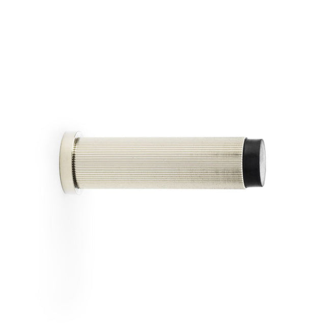 This is an image showing Alexander & Wilks Reeded Projection Door Stop - Polished Nickel PVD aw602-75-pnpvd available to order from Trade Door Handles in Kendal, quick delivery and discounted prices.