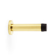 This is an image showing Alexander & Wilks Cylinder Projection Door Stop on Rose - Polished Brass Lacquered aw616pbl available to order from Trade Door Handles in Kendal, quick delivery and discounted prices.