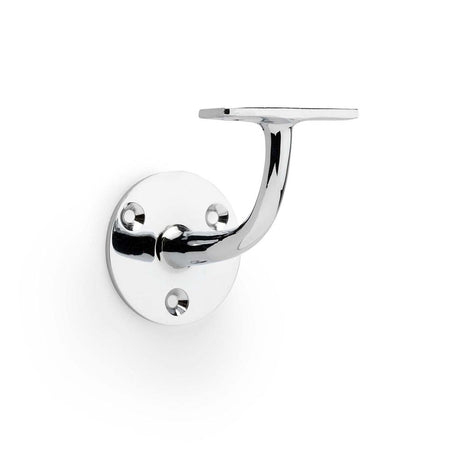 This is an image showing Alexander & Wilks Architectural Handrail Bracket - Polished Chrome aw750pc available to order from Trade Door Handles in Kendal, quick delivery and discounted prices.