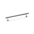 This is an image showing Alexander & Wilks Round T-Bar Cabinet Pull Handle - Polished Nickel - Centres 160mm aw814-160-pn available to order from Trade Door Handles in Kendal, quick delivery and discounted prices.