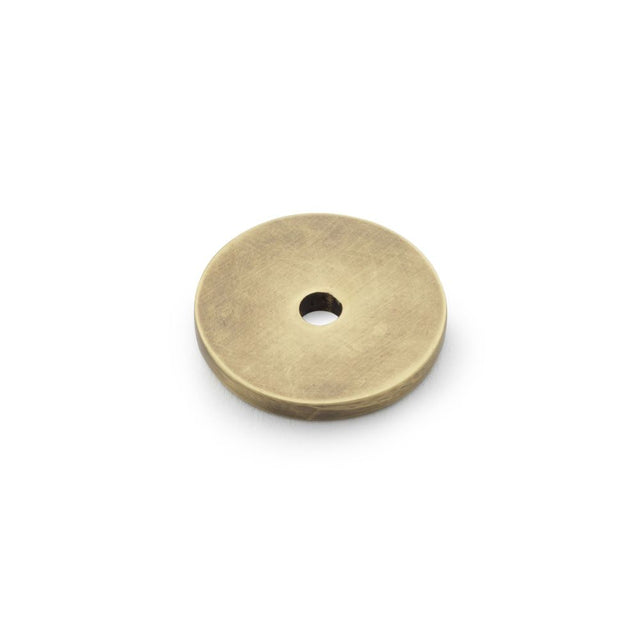 This is an image showing Alexander & Wilks Circular Backplate - Antique Bronze - Diameter 25mm aw895-25-abz available to order from Trade Door Handles in Kendal, quick delivery and discounted prices.