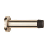 This is an image of a Carlisle Brass - Wall Mounted Door Stop - Satin Nickel that is availble to order from Trade Door Handles in Kendal.