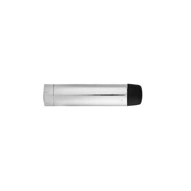 This is an image of a Carlisle Brass - Wall Mounted Cylinder Door Stop - Polished Chrome that is availble to order from Trade Door Handles in Kendal.