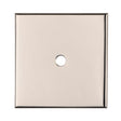 This is an image of a Carlisle Brass - Square Cupboard knob Backplate that is availble to order from Trade Door Handles in Kendal.