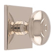 This is an image of a Carlisle Brass - Anderson knob on Backplate that is availble to order from Trade Door Handles in Kendal.