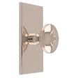 This is an image of a Carlisle Brass - Anderson knob on Backplate that is availble to order from Trade Door Handles in Kendal.