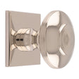 This is an image of a Carlisle Brass - Anderson knob on Backplate that is availble to order from Trade Door Handles in Kendal.