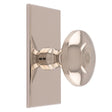 This is an image of a Carlisle Brass - Anderson knob on Backplate that is availble to order from Trade Door Handles in Kendal.