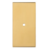 This is an image of a Carlisle Brass - Rectangular Cupboard knob Backplate that is availble to order from Trade Door Handles in Kendal.