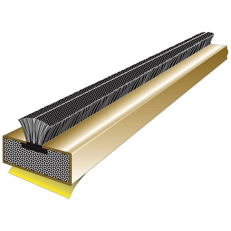 Carlisle Brass Accessories Brown / Fire & Smoke Seals Carlisle Brass - 1.05m Fire & Smoke Door Seal (5 Pack) - Brown