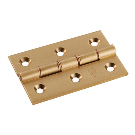 Carlisle Brass Hinges Satin Brass / Washered Hinges / 3" (76mm) Carlisle Brass - 76 x 50mm Double Phos. Bronze Washer Hinge - Satin Brass