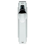 Carlisle Brass Door Furniture Polished Chrome / Latch Handles Carlisle Brass - Art Deco Knob on Latch Backplate - Polished Chrome