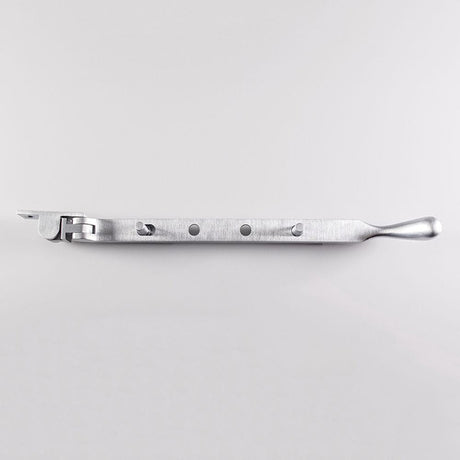 Carlisle Brass Window Furniture Satin Chrome / 10"/250mm Carlisle Brass - Bulb End Casement Stay 253mm - Satin Chrome