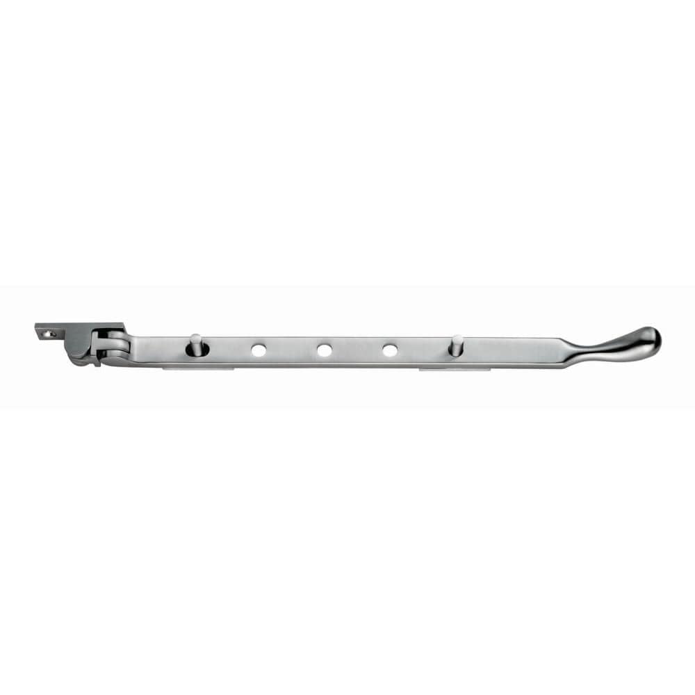 Carlisle Brass Window Furniture Satin Chrome / 12"/300mm Carlisle Brass - Bulb End Casement Stay 305mm - Satin Chrome