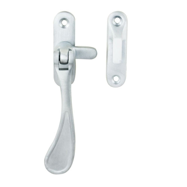 Carlisle Brass Window Furniture Satin Chrome / No / Mortice & Hook Place Carlisle Brass - Casement Fastener Reversible - Satin Chrome