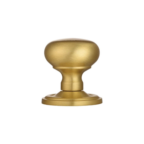 Carlisle Brass Door Furniture Satin Brass / Mortice Knobs Carlisle Brass - Concealed Fix Mushroom Mortice Knob - Satin Brass
