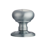 Carlisle Brass Door Furniture Satin Chrome / Mortice Knobs Carlisle Brass - Concealed Fix Mushroom Mortice Knob - Satin Chrome