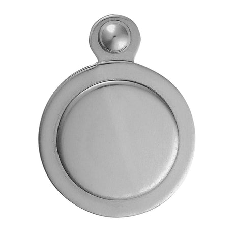 Carlisle Brass Door Furniture Polished Chrome / Mortice Key Profile Escutcheons Carlisle Brass - Covered Escutcheon - Polished Chrome