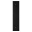 Carlisle Brass Cabinet Hardware Matt Black / Cabinet Pull Handle on Backplate / 168 x 40mm Carlisle Brass - Cupboard Pull backplates - 168 x 40mm - Matt Black