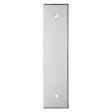 Carlisle Brass Cabinet Hardware Polished Chrome / Cabinet Pull Handle on Backplate / 168 x 40mm Carlisle Brass - Cupboard Pull backplates - 168 x 40mm - Polished Chrome