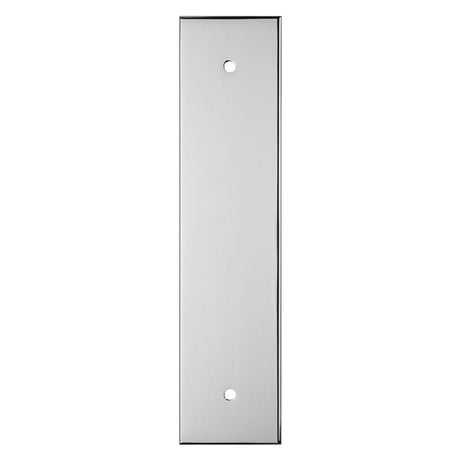 Carlisle Brass Cabinet Hardware Polished Chrome / Cabinet Pull Handle on Backplate / 168 x 40mm Carlisle Brass - Cupboard Pull backplates - 168 x 40mm - Polished Chrome