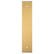 Carlisle Brass Cabinet Hardware Satin Brass / Cabinet Pull Handle on Backplate / 200 x 40mm Carlisle Brass - Cupboard Pull backplates - 200 x 40mm - Satin Brass