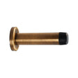 Carlisle Brass Door Furniture Antique Brass / Projection Door Stop Carlisle Brass - Cylinder Pattern Door Stop - with Rose - Antique Brass