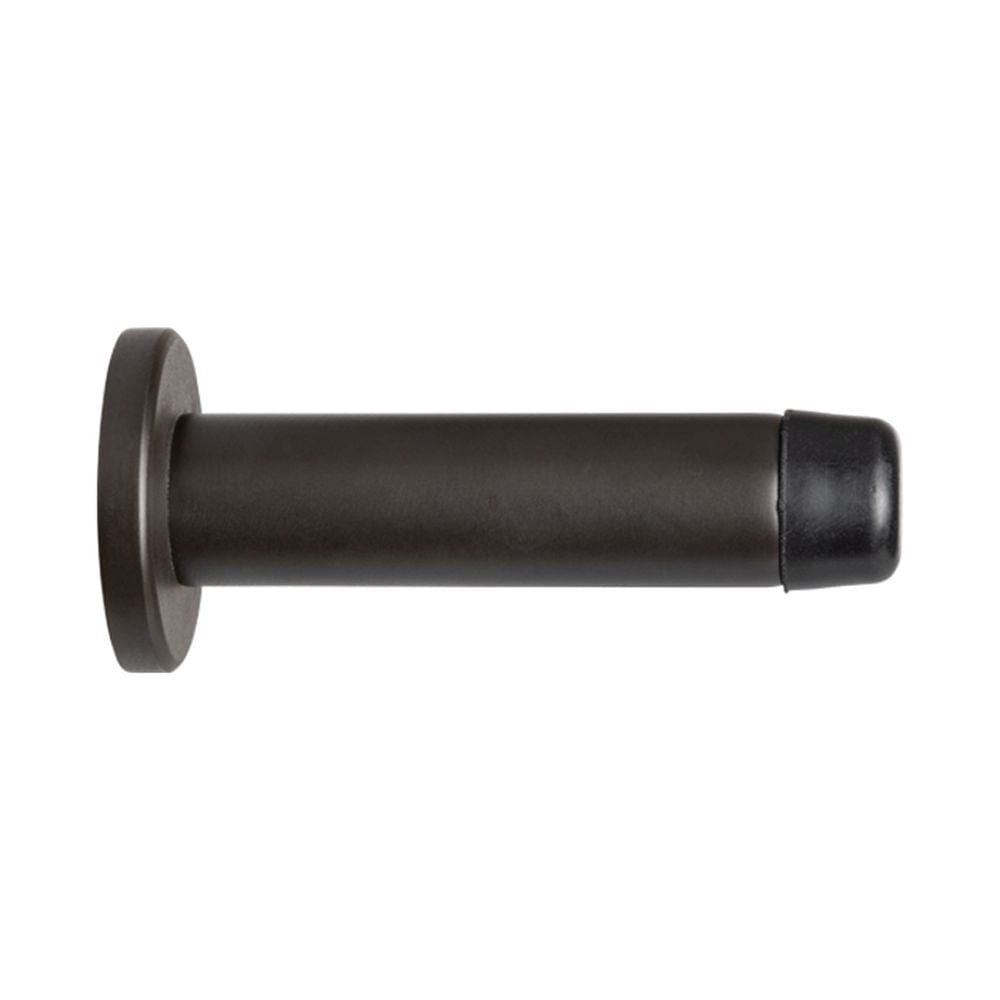 Carlisle Brass Door Furniture Matt Bronze / Projection Door Stop Carlisle Brass - Cylinder Pattern Door Stop - with Rose - Matt Bronze