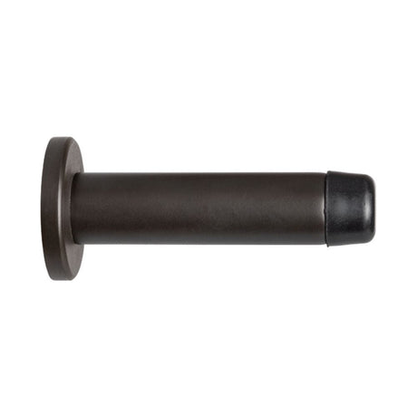Carlisle Brass Door Furniture Matt Bronze / Projection Door Stop Carlisle Brass - Cylinder Pattern Door Stop - with Rose - Matt Bronze