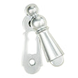 Carlisle Brass Door Furniture Polished Chrome / Mortice Key Profile Escutcheons Carlisle Brass - Delamain Large Covered Escutcheon - Polished Chrome