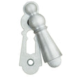 Carlisle Brass Door Furniture Satin Chrome / Mortice Key Profile Escutcheons Carlisle Brass - Delamain Large Covered Escutcheon - Satin Chrome