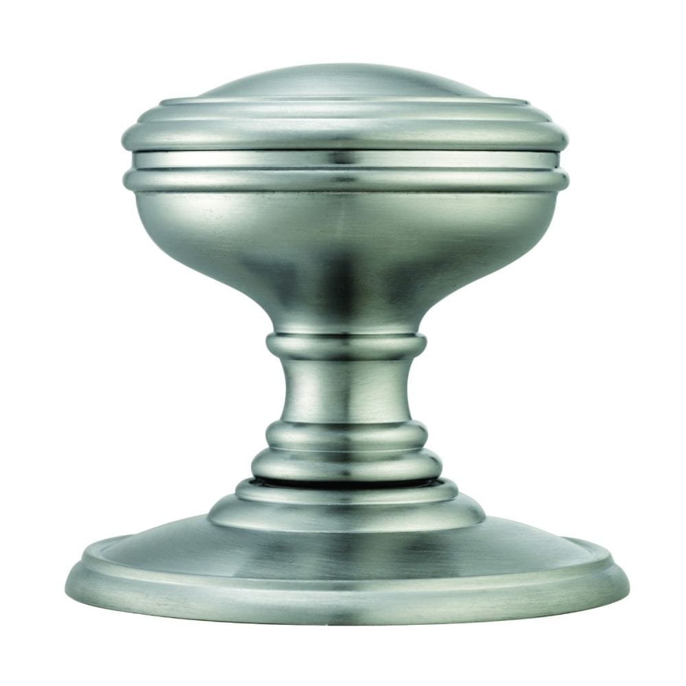 Carlisle Brass Door Furniture Satin Chrome / Mortice Knobs Carlisle Brass - Delamain Plain Mortice Knobs - Satin Chrome