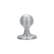 Carlisle Brass Door Furniture Satin Chrome / Mortice Knobs Carlisle Brass - Delamain Reeded Mortice Knobs - Satin Chrome