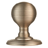 Carlisle Brass Door Furniture Satin Nickel / Mortice Knobs Carlisle Brass - Delamain Reeded Mortice Knobs - Satin Nickel